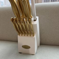 14 Gold Knife Set