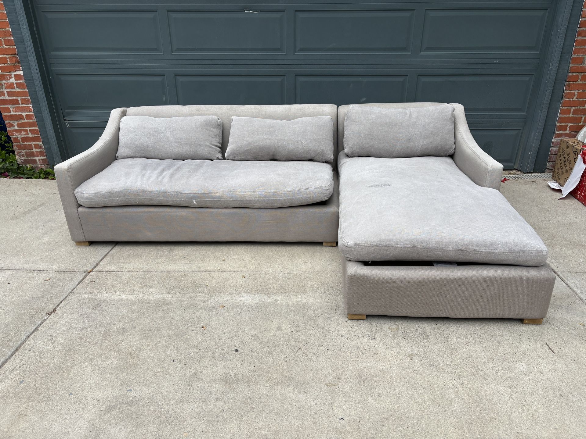Restoration Hardware Sectional Couch