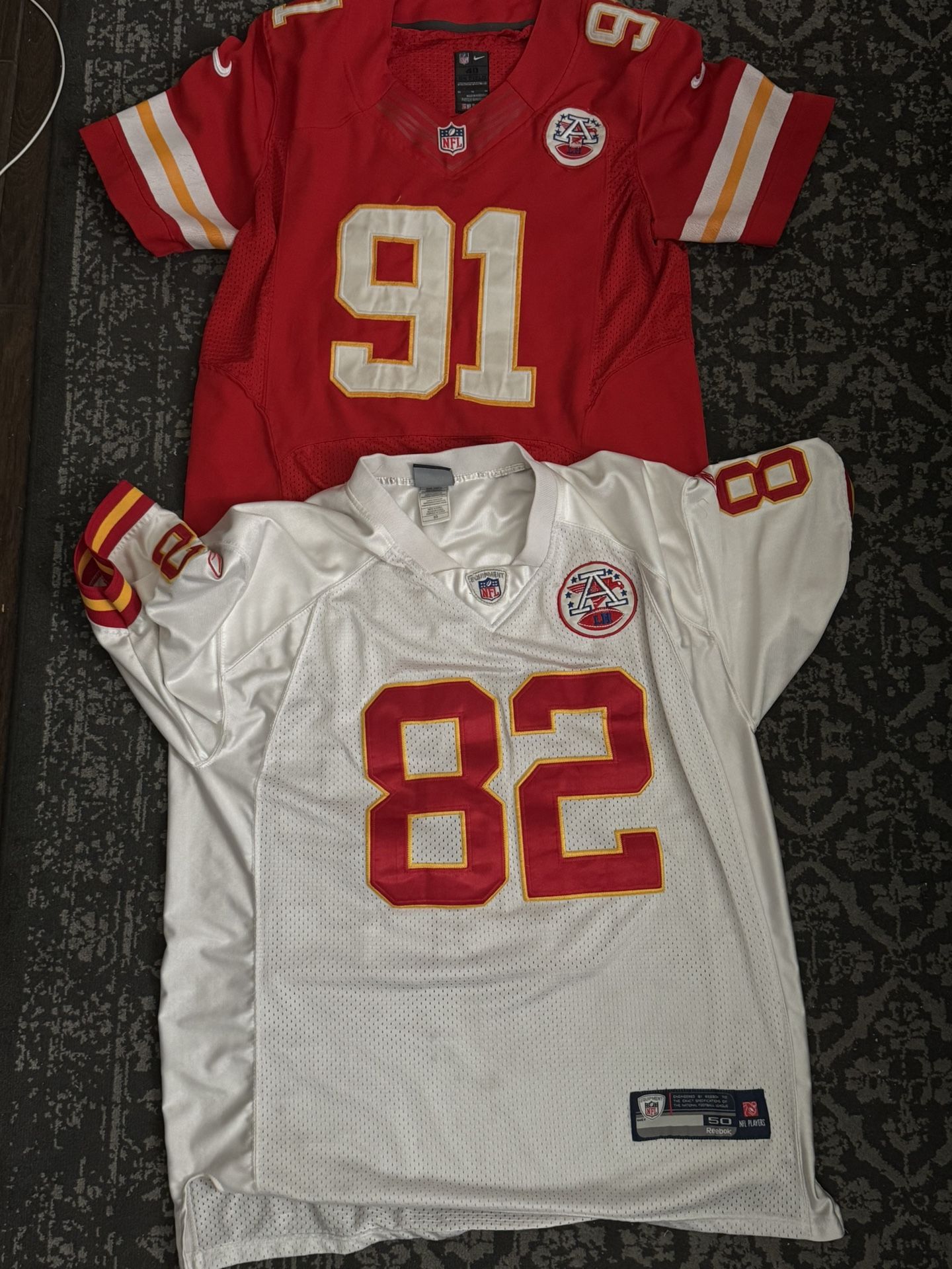 Two Used Chiefs Jersey Hali And Bowe