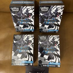 New* Pokemon TCG Trading Cards Scarlet & Violet Black Bolt Booster Bundle 6 Packs Box - Brand New! Sealed!