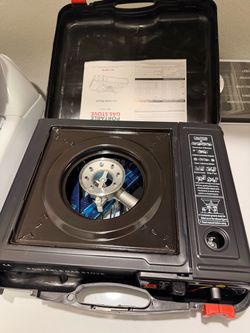 Title: Brand New Portable Gas Stove with Carrying Case