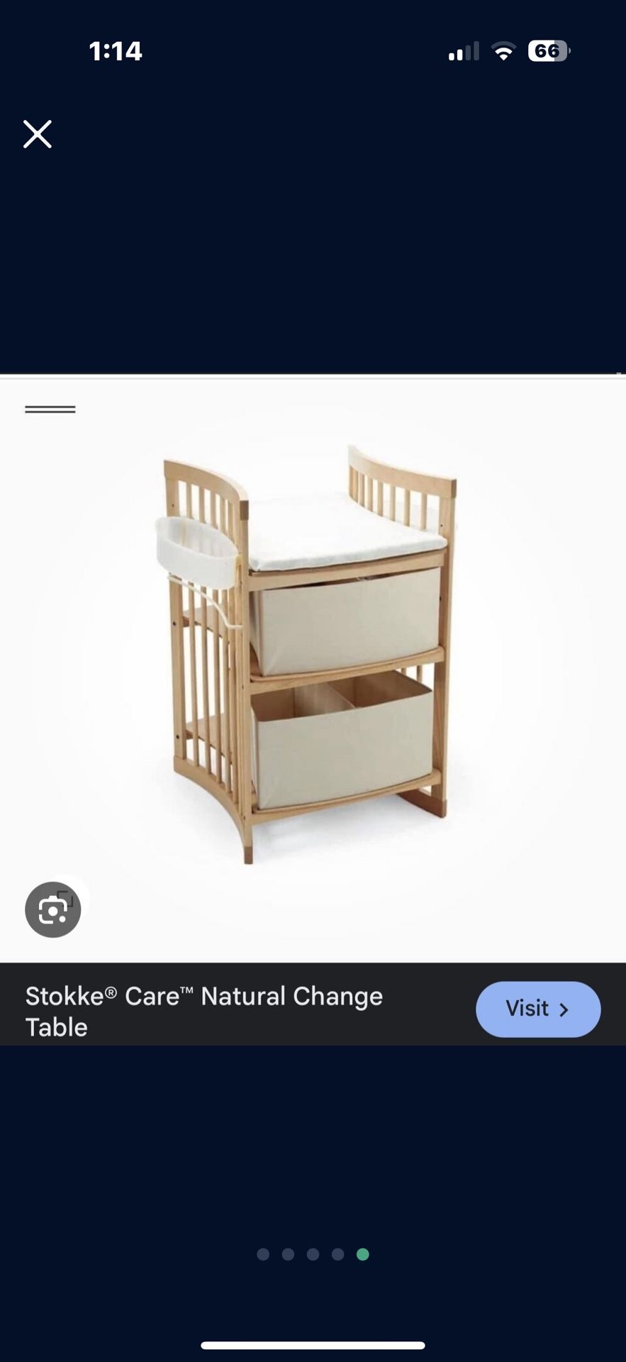 Stokke Changing Table/ Mesa Para Cambiar Bebé 