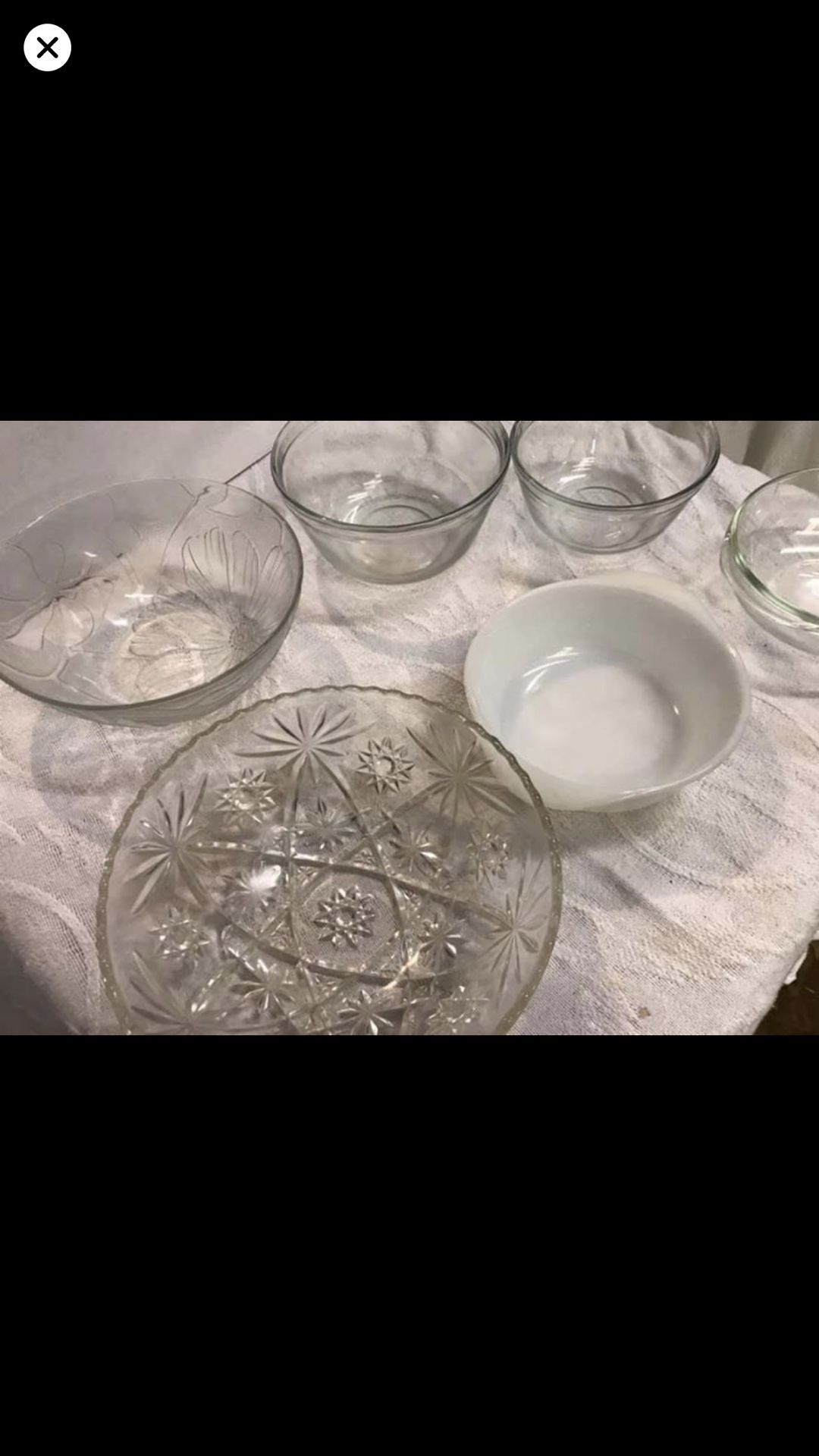 Pyrex Glass Bowl Mixing Set