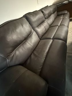 Leather couches