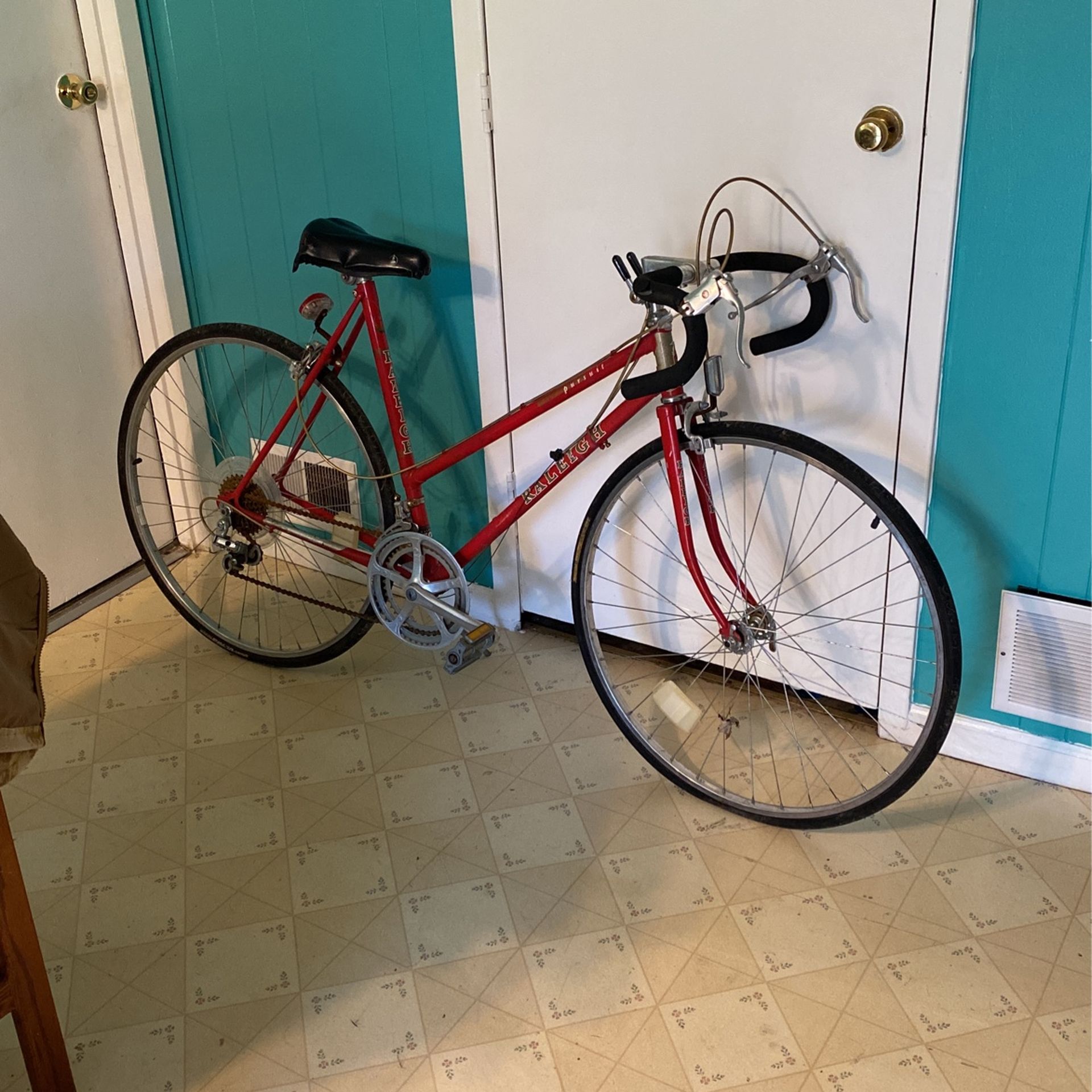 Raleigh Pursuit 12 speed bike.
