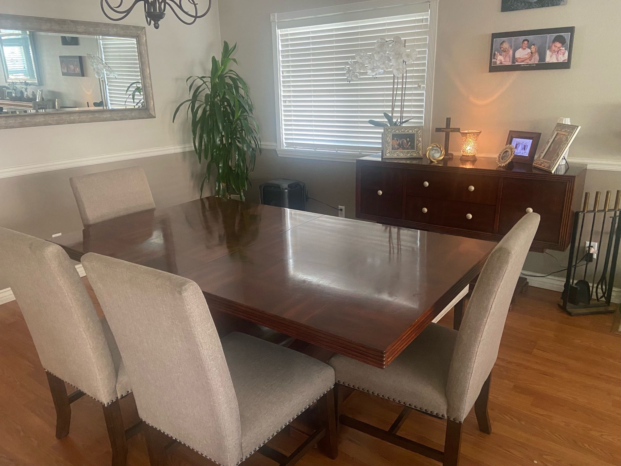 Dining Table With Cabinet