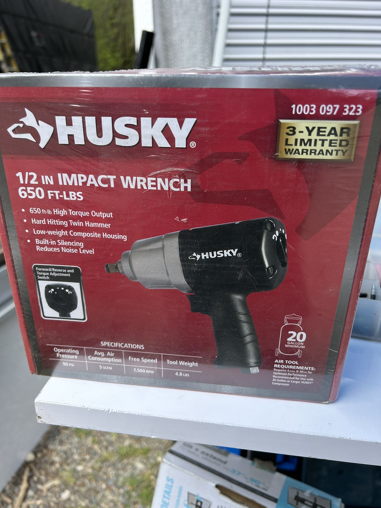Half Inch Husky Impact Gun