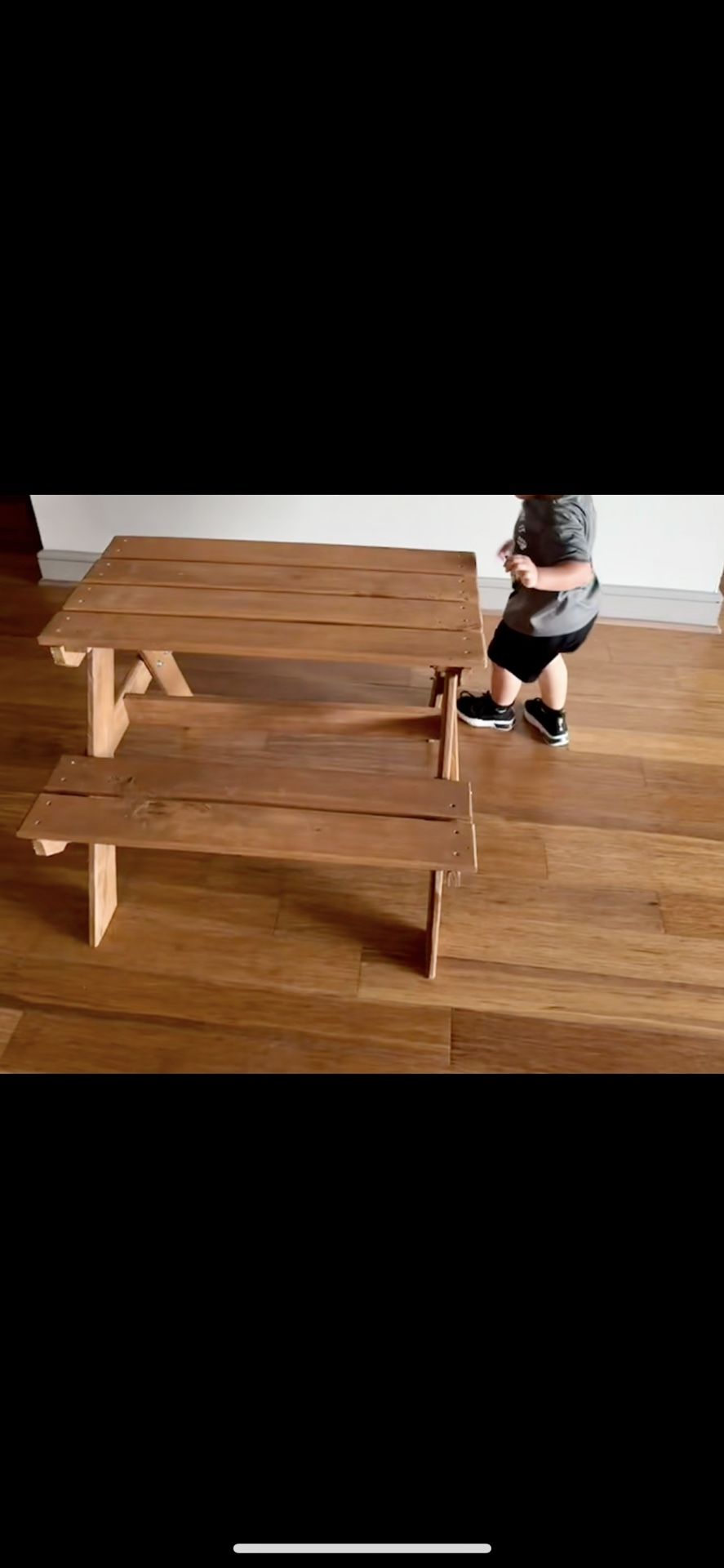 Toddler Picnic Tables (11 Total) White And Plain