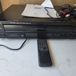 Stereo, Cd Player And Dual Cassette Player 