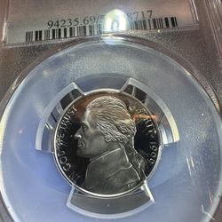 1999-s PCGS69 DCAM JEFFERSON NICKEL 