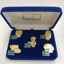 Walt Disney Fifth Anniversary 6 Classic Pins
