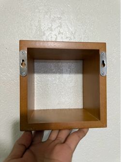 Vintage 6x6 Wall Hanging Mini Floating Cube Home Decor Accent