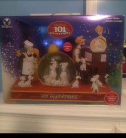 Vintage Disney 101 Dalmatians 40th Anniversary Musical Light-Up Snow Globe w/ Original Box