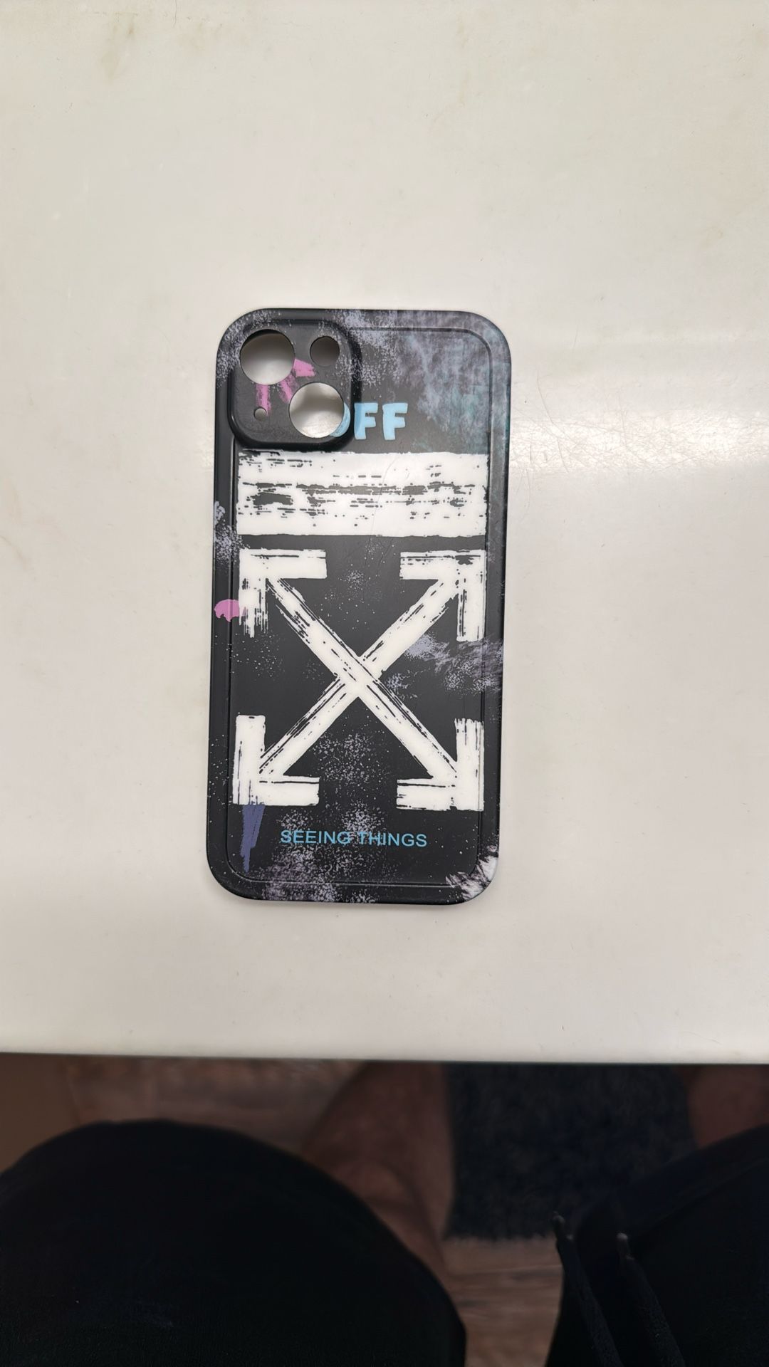 Off White Case For iPhone 14 6.1 Inch 
