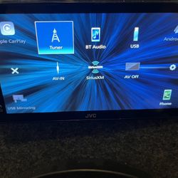 JVC 7 Inch Touchscreen Radio With Apple CarPlay - $180