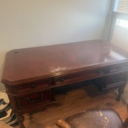 Executive desk and chair