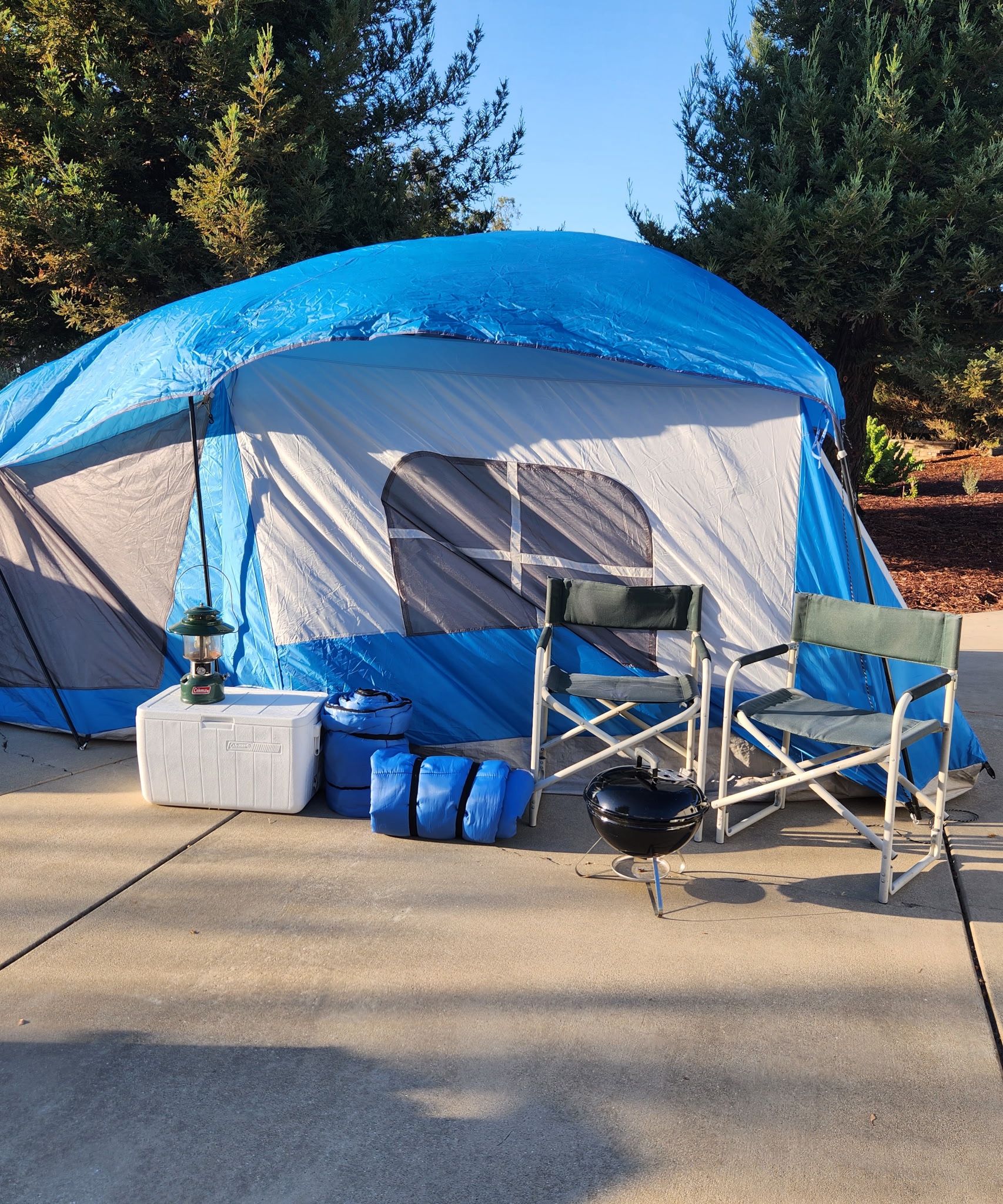 8 Man Tent Set Up With Screen Porch