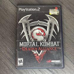 Mortal Kombat Deadly Alliance 2002 Playstation 2 PS2 Video Game Complete CIB