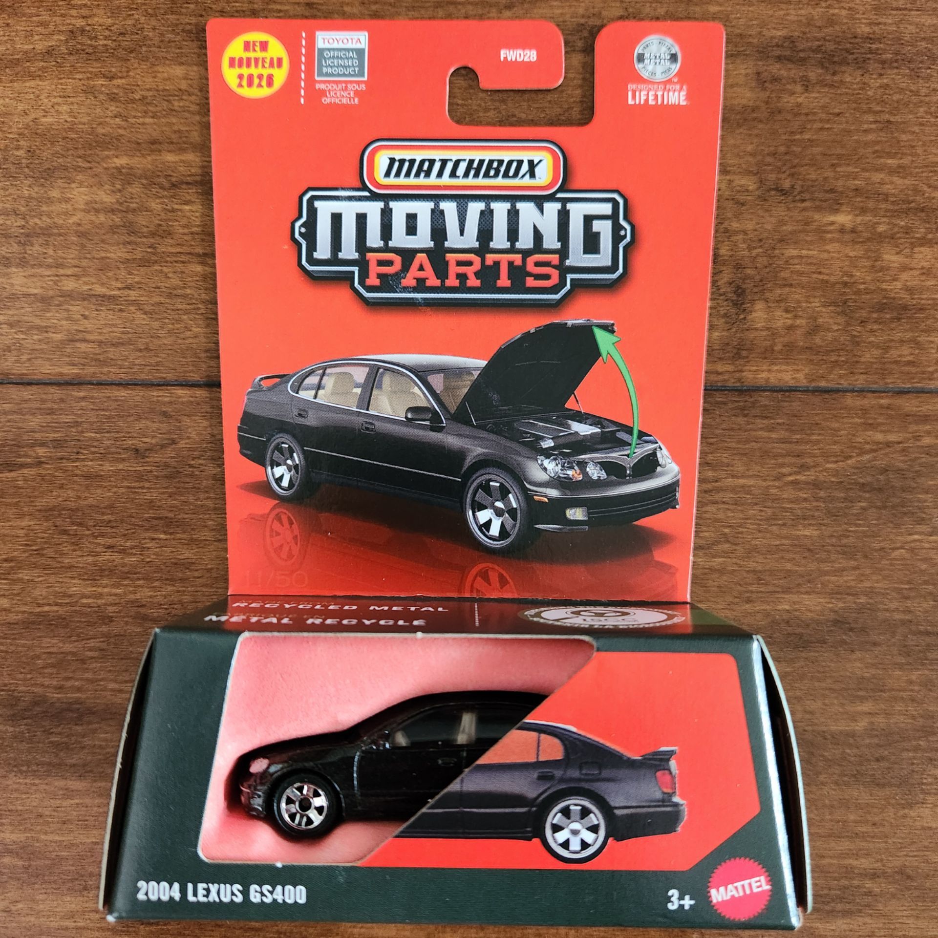 Matchbox Lexus GS 400 Black VIP HTF VHTF (Moving Parts)