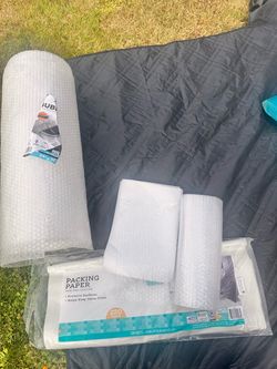 Moving supplies (bubble wrap, packaging paper)