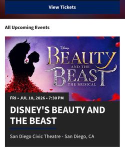 Broadway San Diego Beauty and the Beast