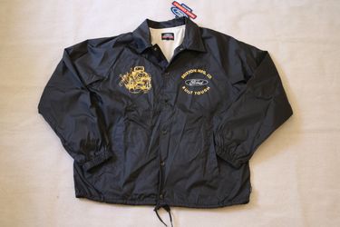 Brixton x Ford Truck Country Built Tough Windbreaker Black Men's Medium NWT