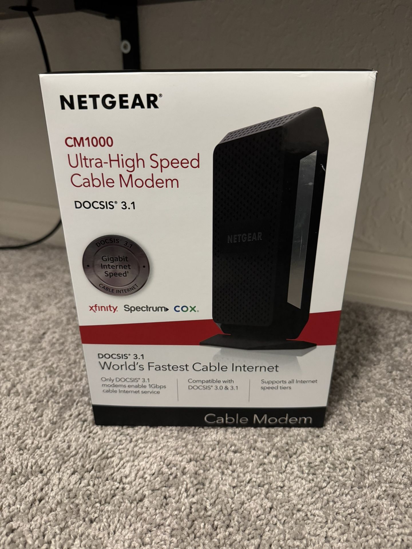 Netgear Cable Modem DOCSIS 3.1 (CM1000)