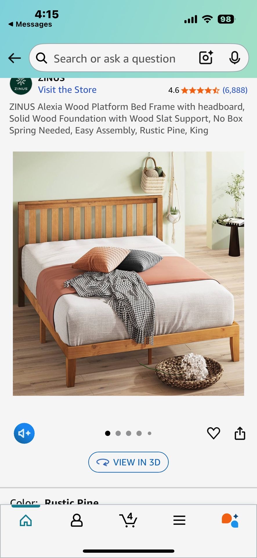 King Size Bed Frame