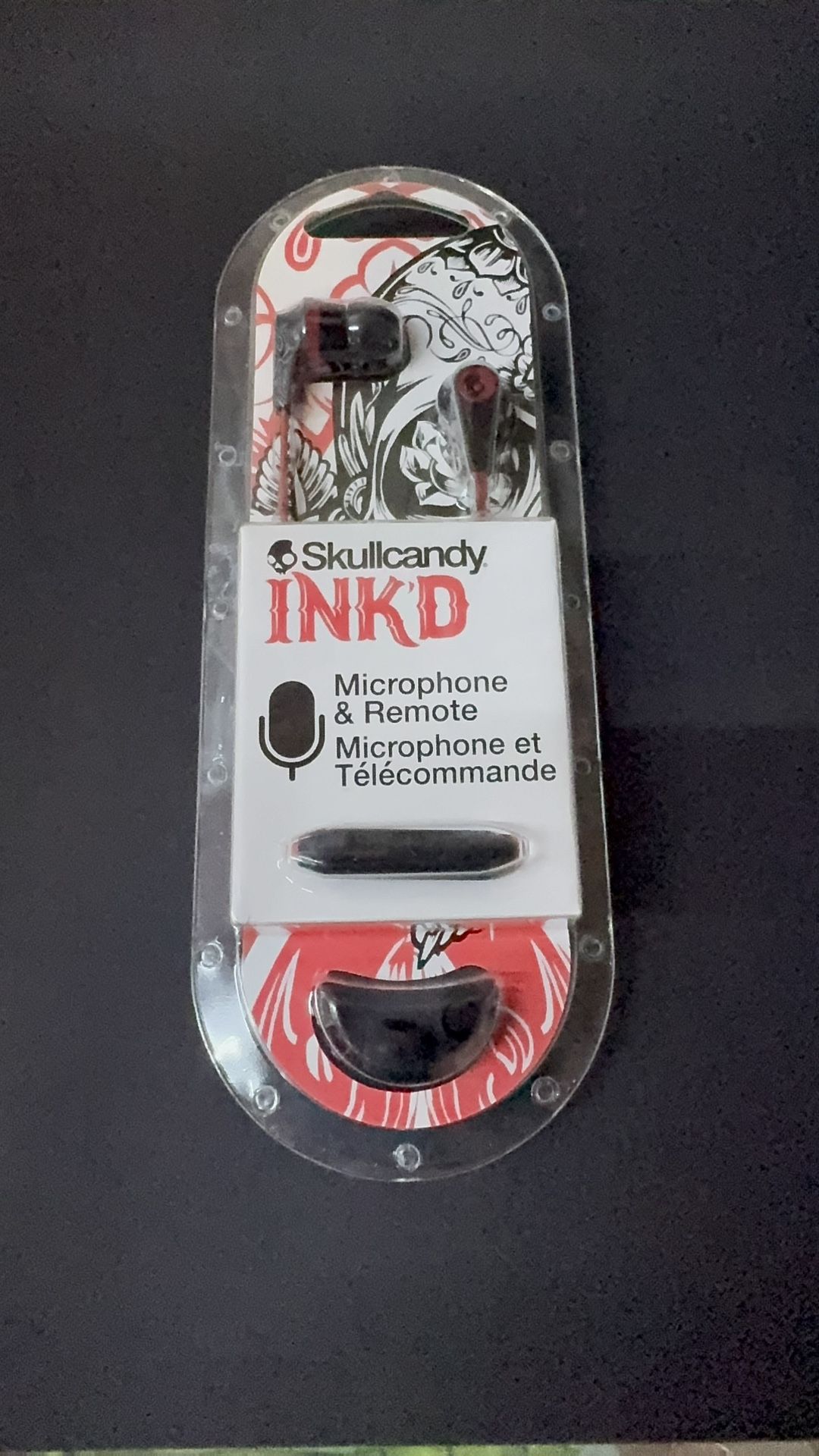 Skullcandy INK’D Black/red Wired Earphones