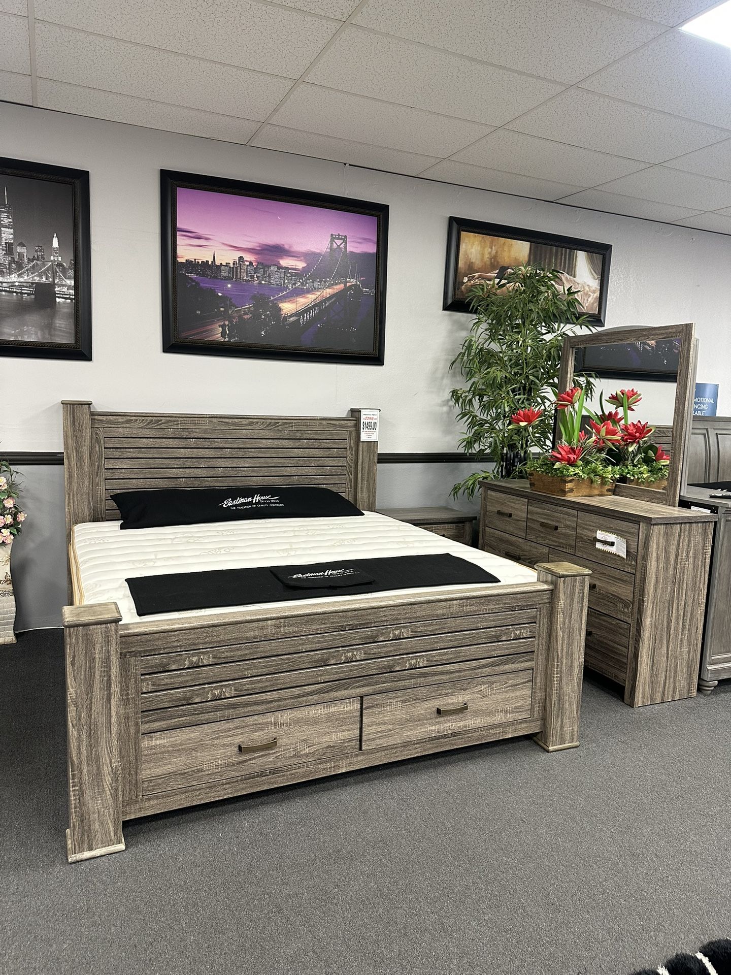 4PC King Bedroom Set
