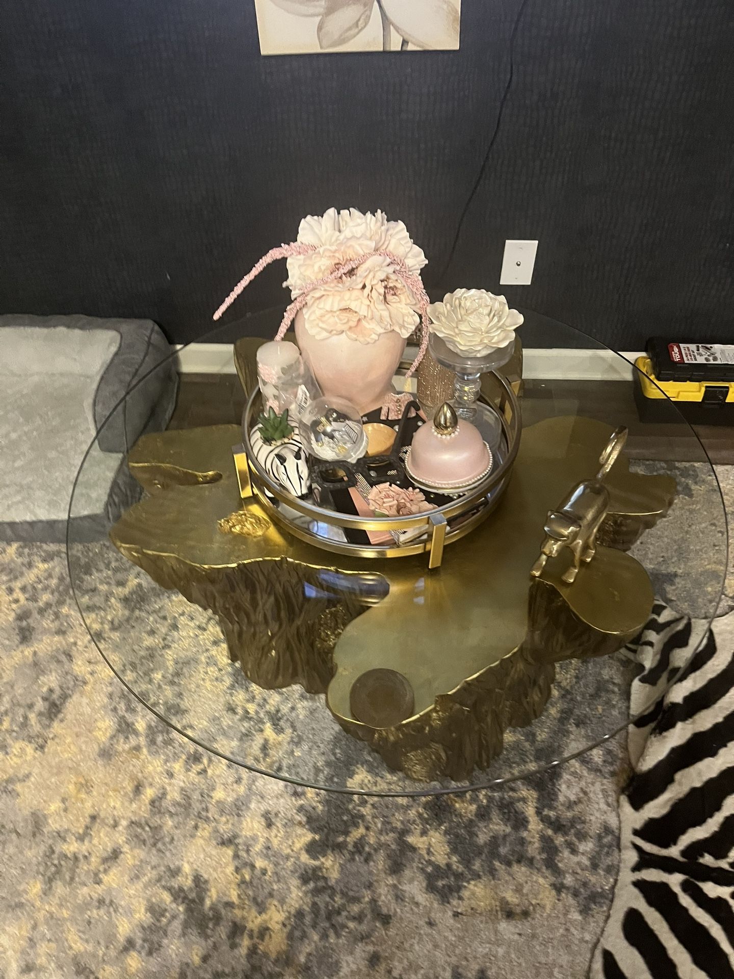 Gold Tree Coffee Table