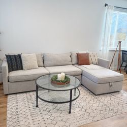 West Elm Harris Storage Sections Couch 