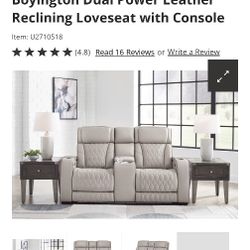 Dual Powered Loveseat
