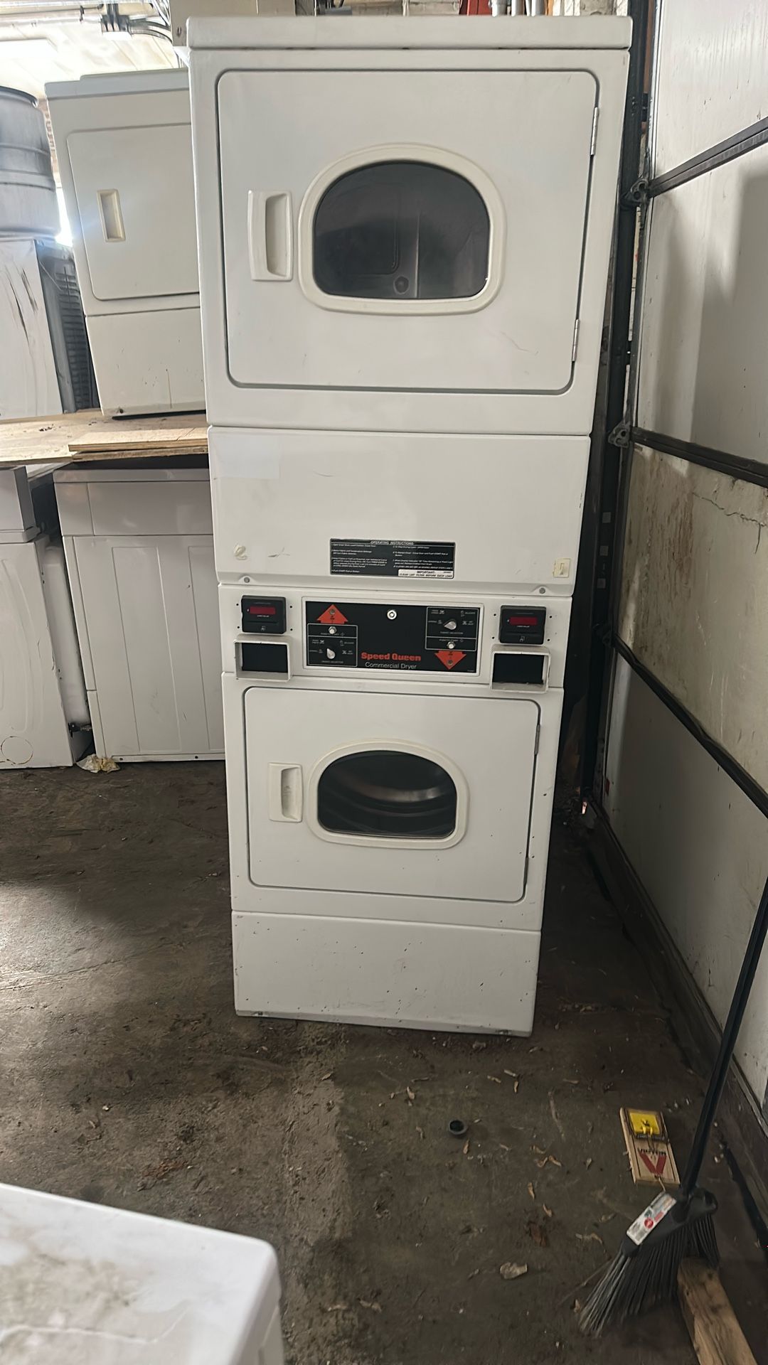 Double Stack Speed Queen dryer