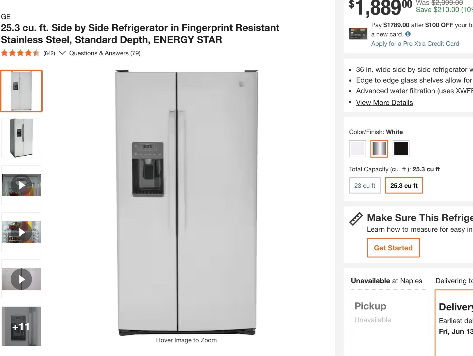 🧊 GE Refrigerator – Fully Functional & Ready to Go