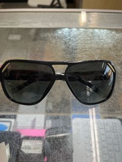 Dolce & Gabbana Black Aviator-Style Sunglasses