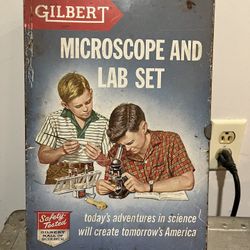 Old Microscope Kit 