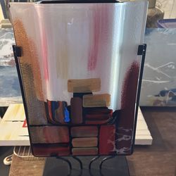 Jasmine art rectangular vase