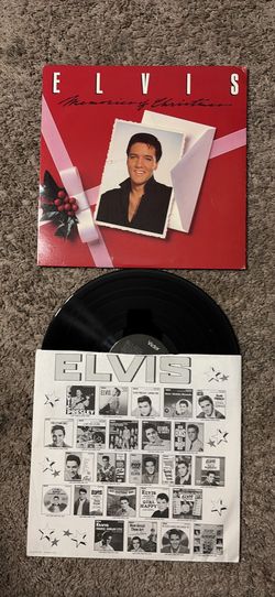 Elvis memories of Christmas vinyl album