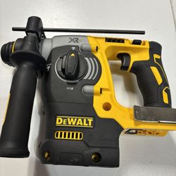 DEWALT 20V MAX XR Cordless Brushless 1 in. SDS Plus L-Shape Rotary Hammer (Tool Only)