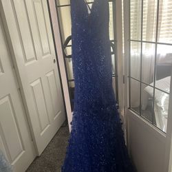 Royal Blue Dress 