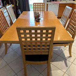 Ashley 6 Piece Dining Table/chairs