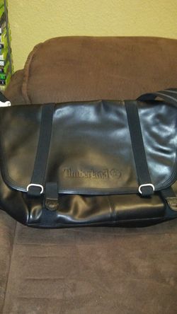 timberland leather messenger bag