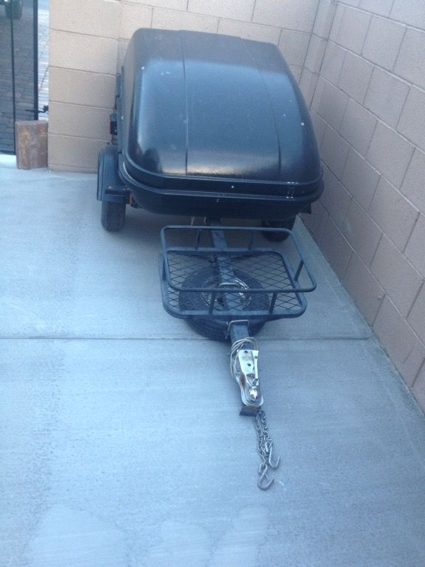 "Piggy Backer" - Motorcycle / ATV / Razor / UTV tag-along cargo trailer