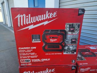 Milwaukee M18 2845-20 3600-Watt/1800-Watt Battery Powered Power Supply Generator (New, Tool Only)