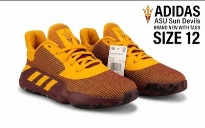 Brand New Adidas Pro Bounce 2019 Low ASU Sun Devils Basketball Shoes - Size 12