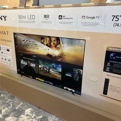 75” Sony Bravia 7 Mini LED 4k Smart TV