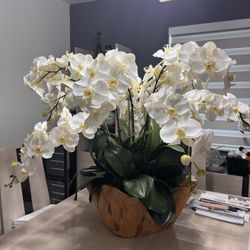 Arreglo De Orquídeas Artificial 