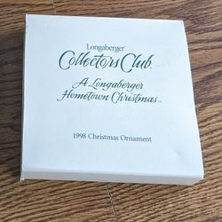 1997 & 1998 Longaberger Christmas ornaments