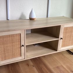 Wooden TV Stand with storage
